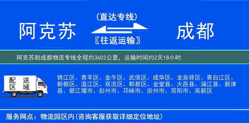 阿克蘇到物流專(zhuān)線(xiàn)