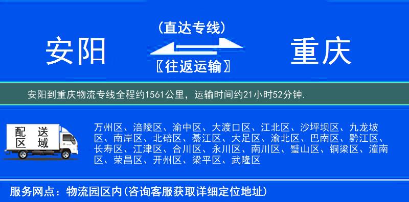 安陽(yáng)到物流專線