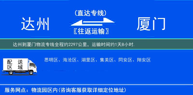 達州到物流專線