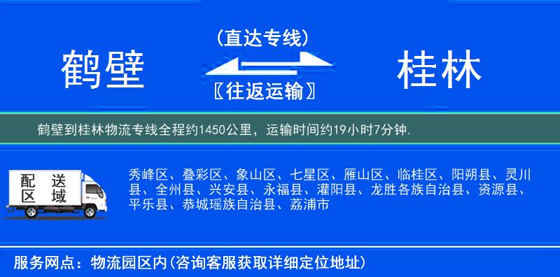 鶴壁到物流專(zhuān)線