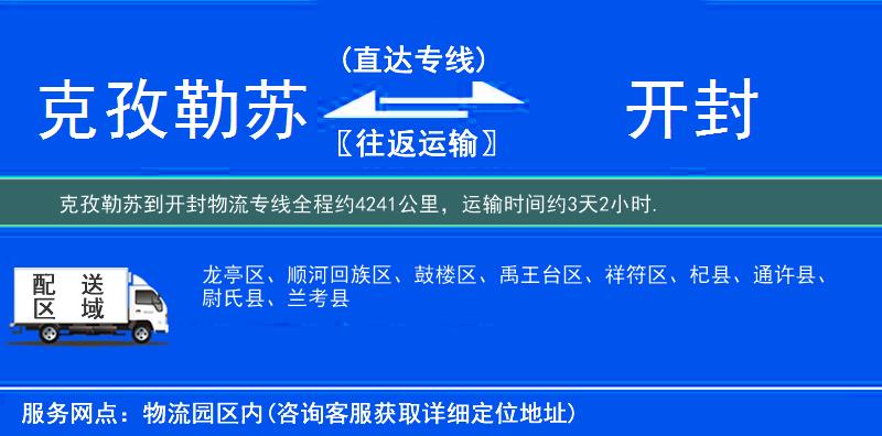 克孜勒蘇到物流專(zhuān)線