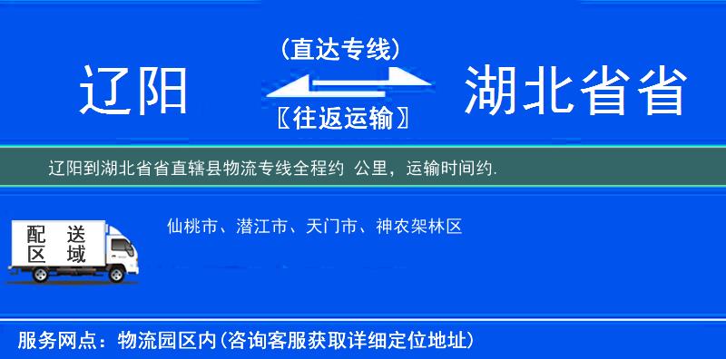 遼陽(yáng)到物流專線