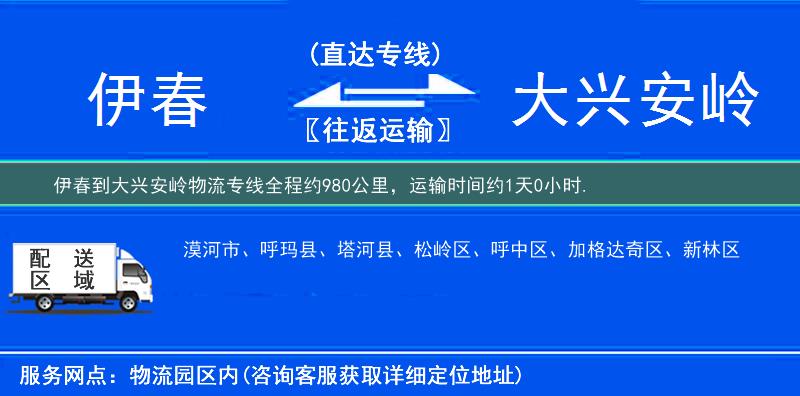 伊春到物流專(zhuān)線